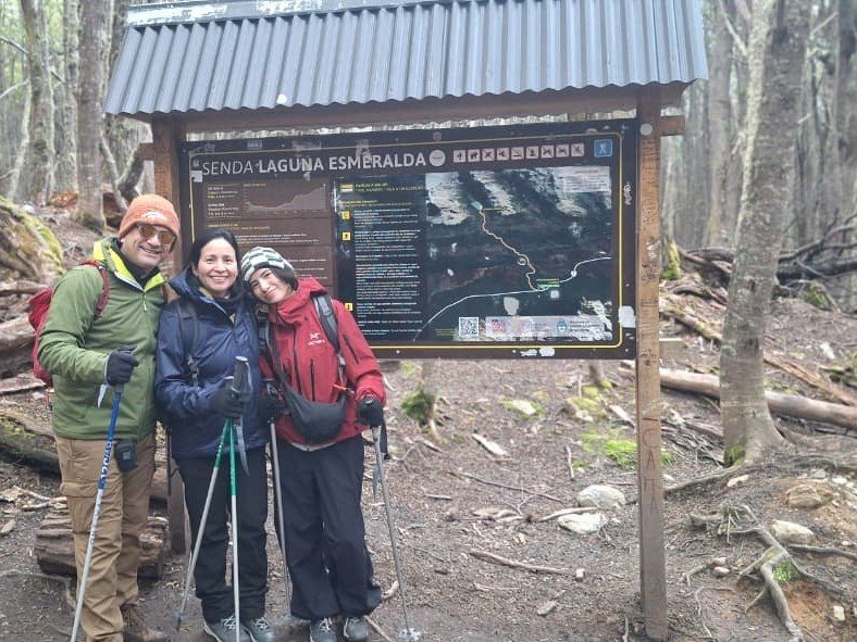 Trekking a Laguna Esmeralda